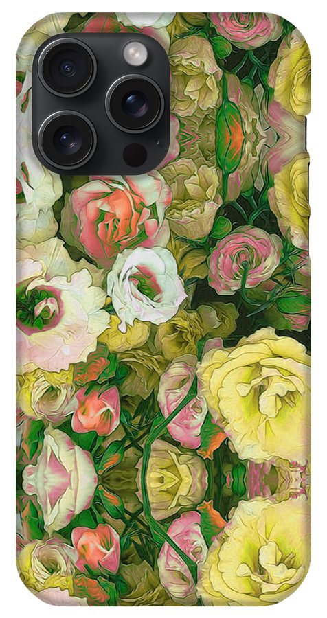 Yellow Flower Kaleidoscope - Phone Case
