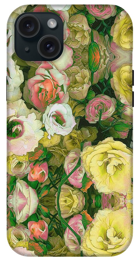 Yellow Flower Kaleidoscope - Phone Case