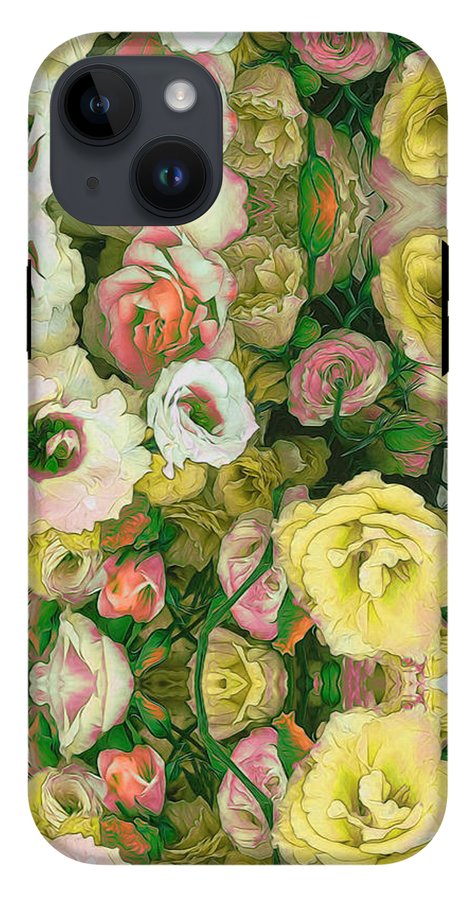 Yellow Flower Kaleidoscope - Phone Case