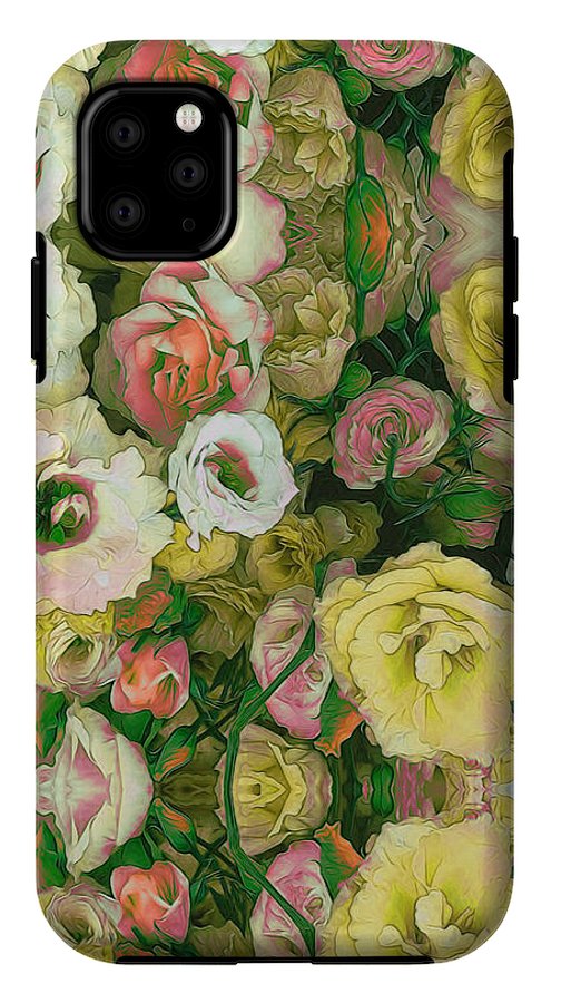 Yellow Flower Kaleidoscope - Phone Case