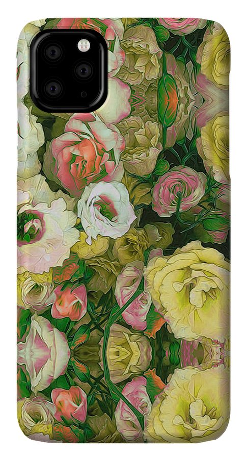Yellow Flower Kaleidoscope - Phone Case