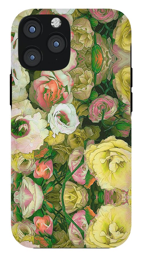 Yellow Flower Kaleidoscope - Phone Case