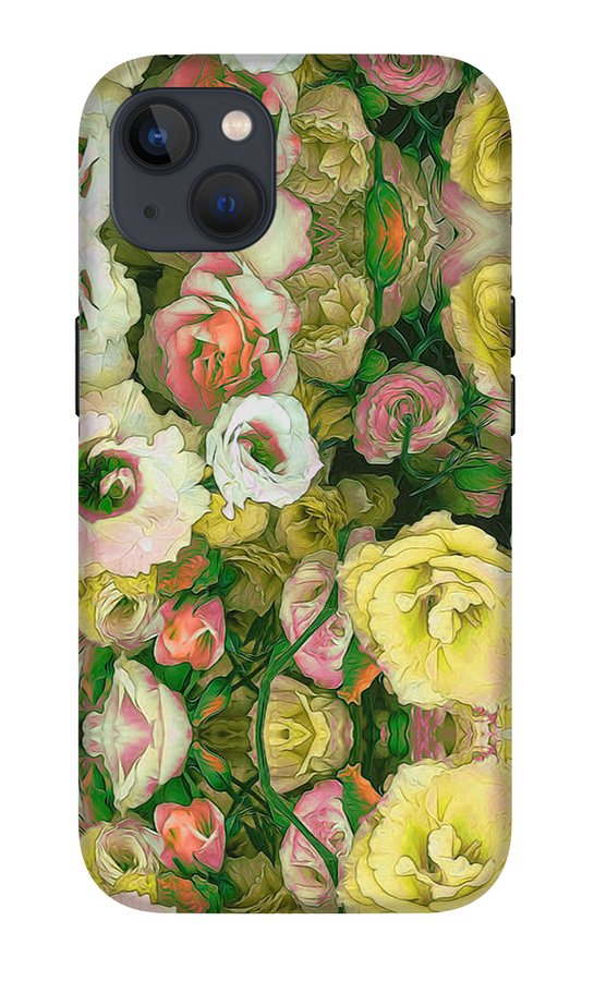 Yellow Flower Kaleidoscope - Phone Case