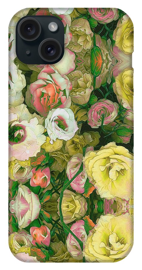 Yellow Flower Kaleidoscope - Phone Case