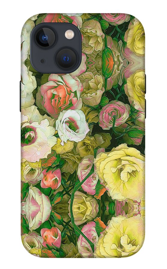 Yellow Flower Kaleidoscope - Phone Case