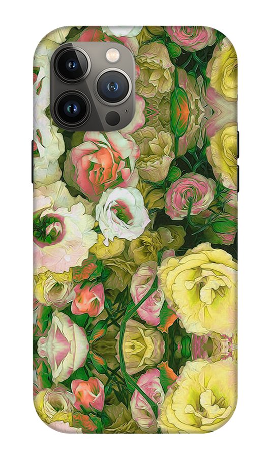 Yellow Flower Kaleidoscope - Phone Case