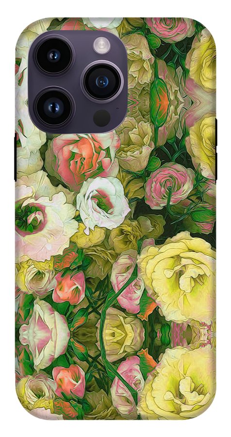 Yellow Flower Kaleidoscope - Phone Case