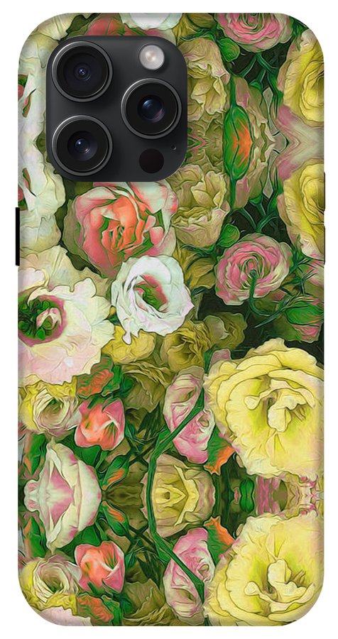 Yellow Flower Kaleidoscope - Phone Case