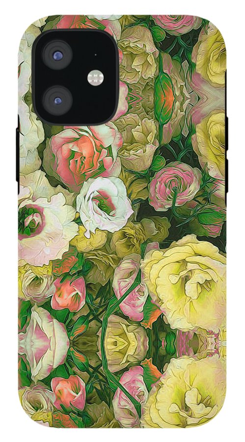 Yellow Flower Kaleidoscope - Phone Case