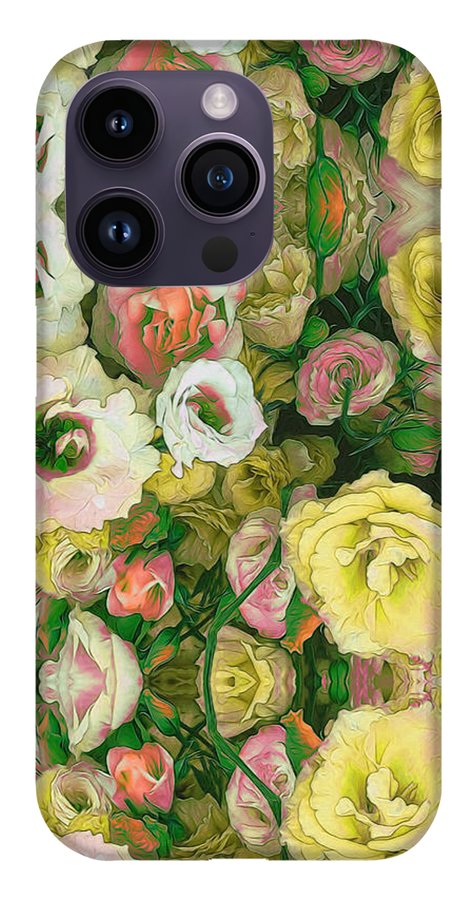 Yellow Flower Kaleidoscope - Phone Case
