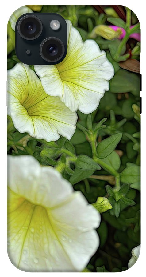 Yellow Petunias - Phone Case