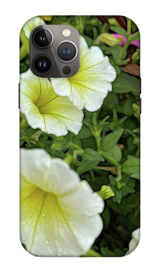 Yellow Petunias - Phone Case
