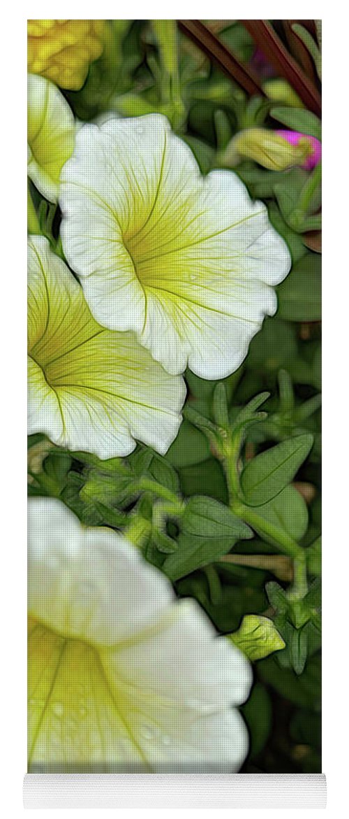 Yellow Petunias - Yoga Mat