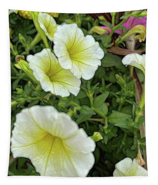Yellow Petunias - Tapestry