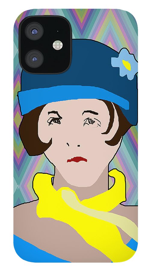 Yellow Scarf Girl - Phone Case