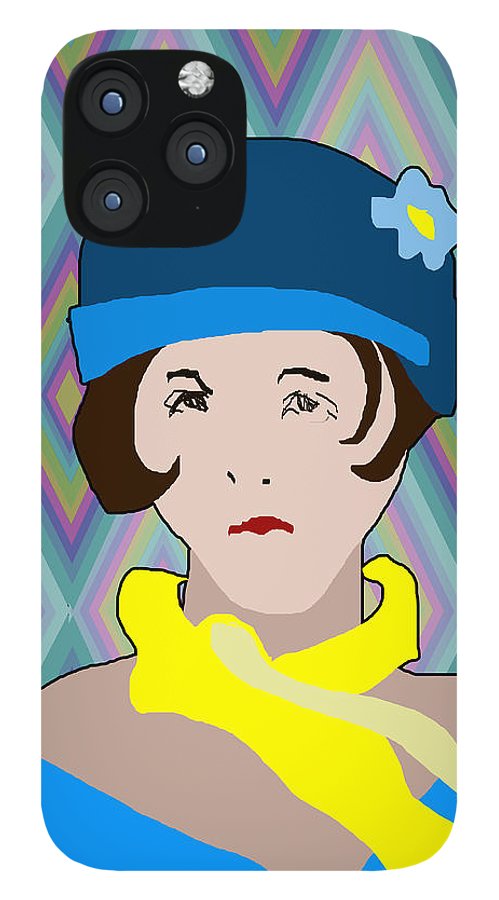 Yellow Scarf Girl - Phone Case