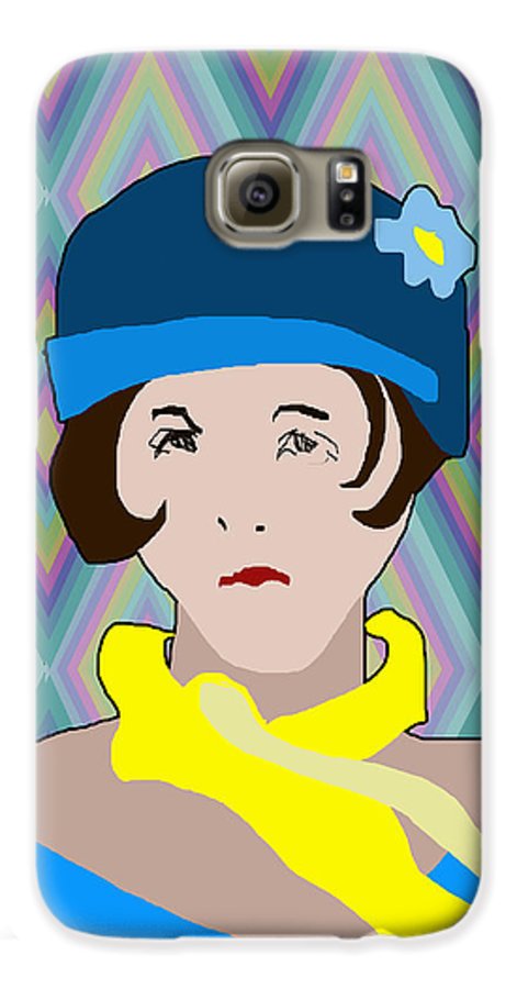 Yellow Scarf Girl - Phone Case