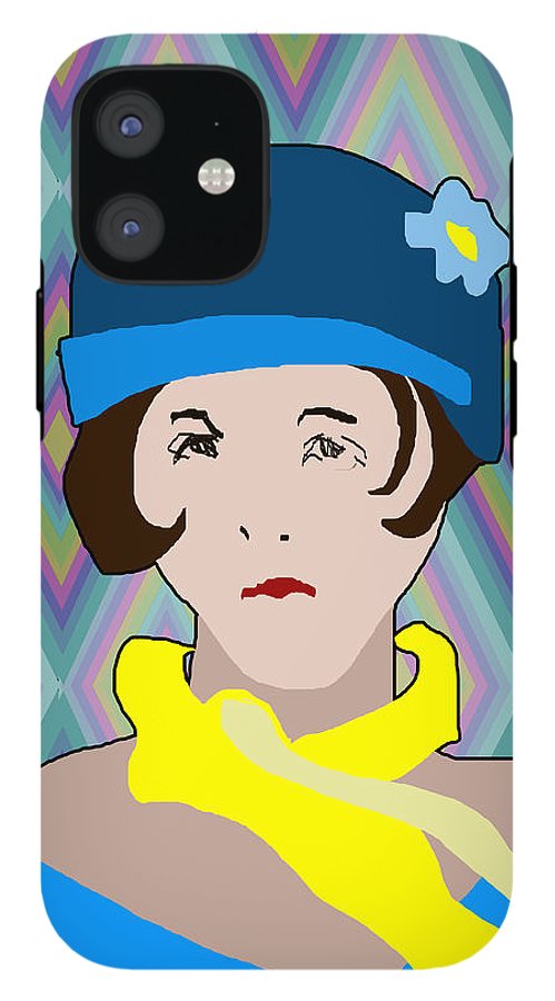 Yellow Scarf Girl - Phone Case