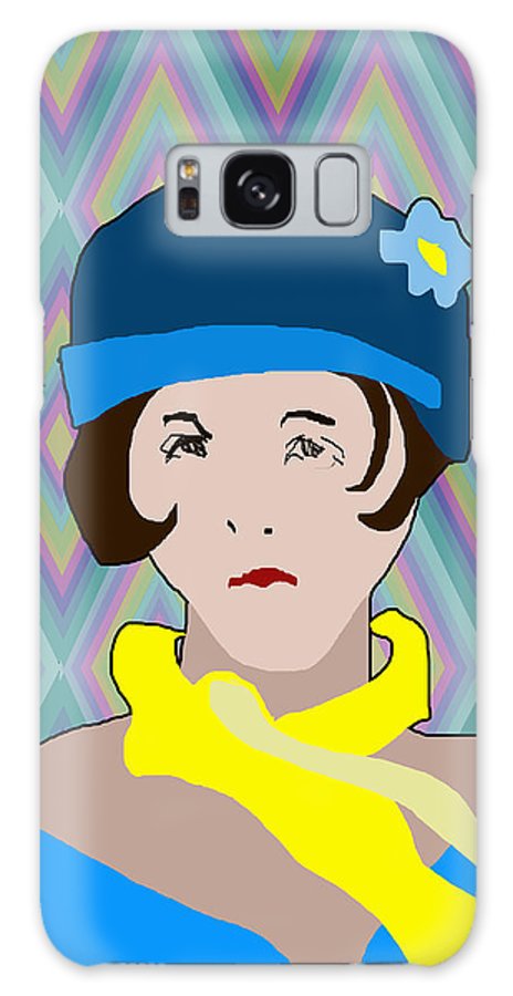 Yellow Scarf Girl - Phone Case