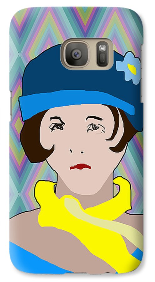 Yellow Scarf Girl - Phone Case
