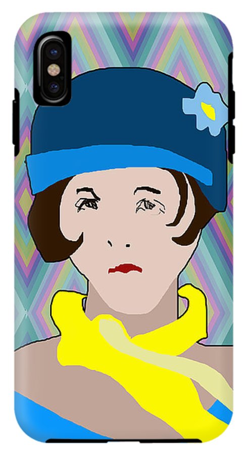 Yellow Scarf Girl - Phone Case