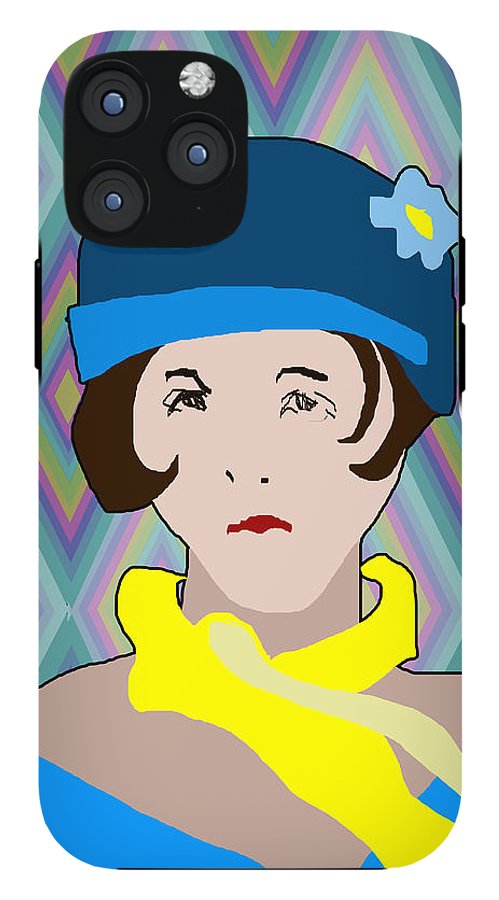 Yellow Scarf Girl - Phone Case