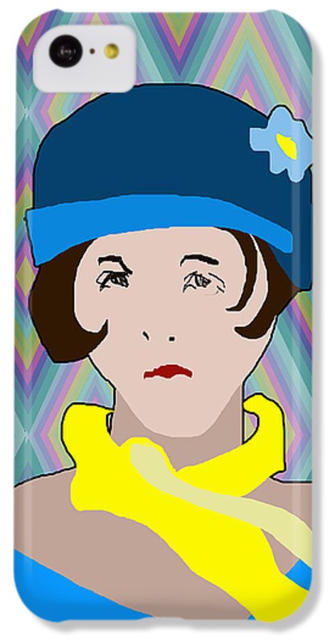 Yellow Scarf Girl - Phone Case