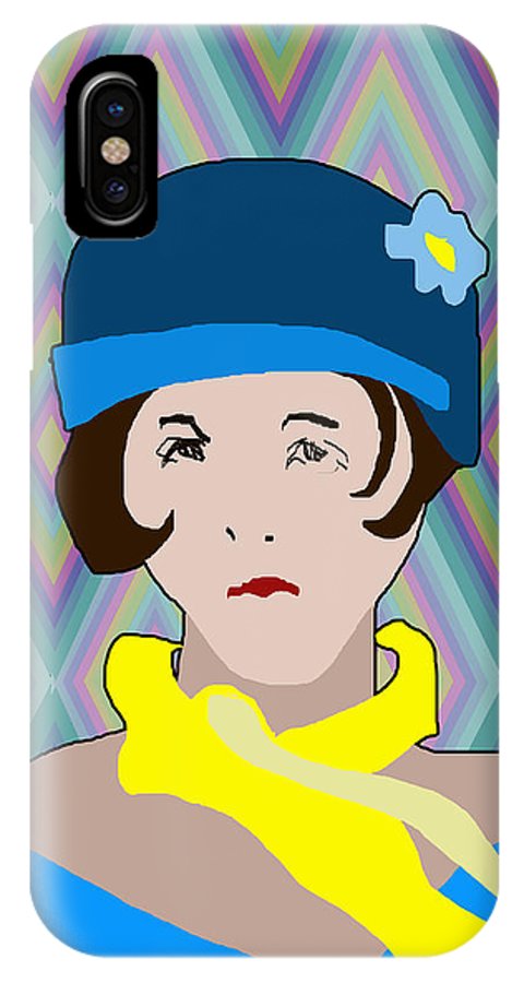 Yellow Scarf Girl - Phone Case