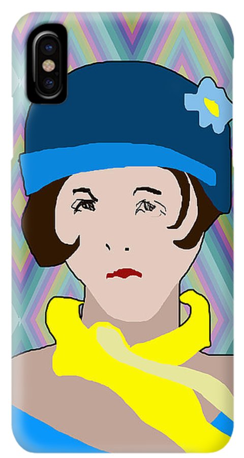 Yellow Scarf Girl - Phone Case
