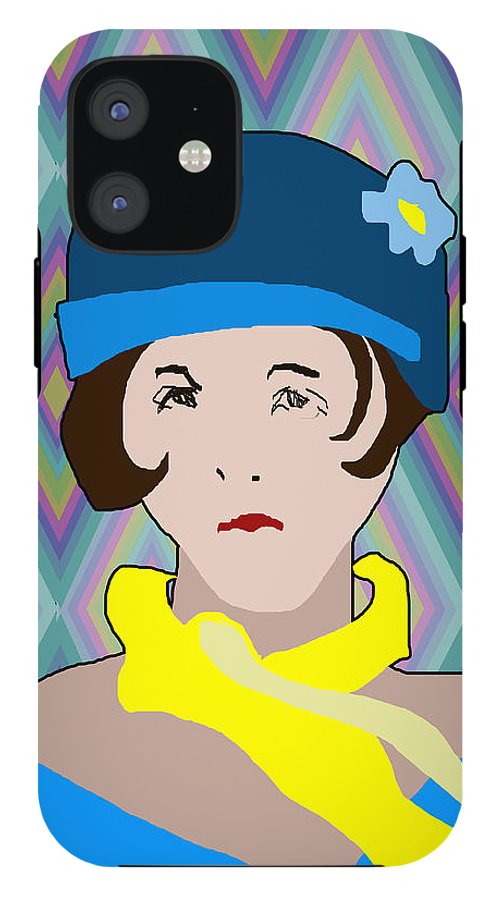 Yellow Scarf Girl - Phone Case