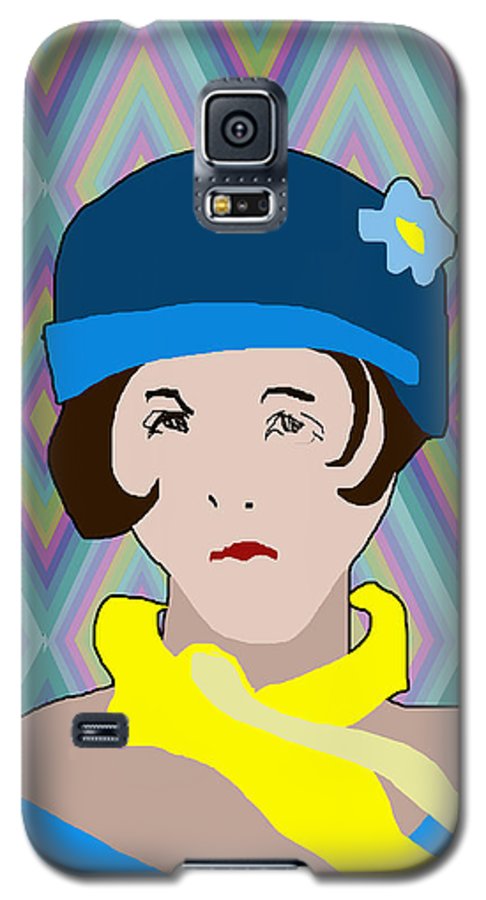 Yellow Scarf Girl - Phone Case