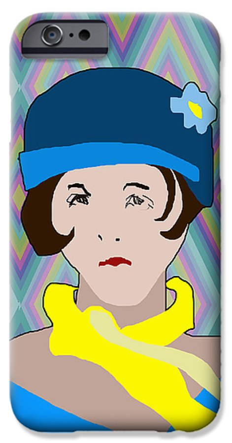 Yellow Scarf Girl - Phone Case