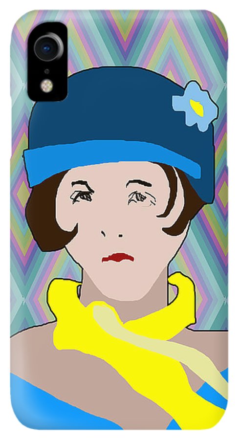 Yellow Scarf Girl - Phone Case