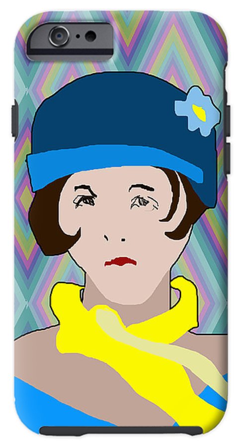 Yellow Scarf Girl - Phone Case