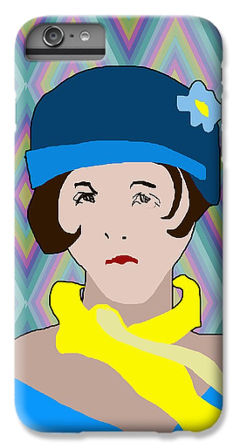 Yellow Scarf Girl - Phone Case