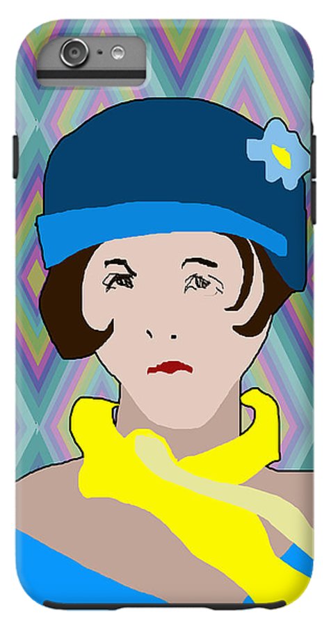 Yellow Scarf Girl - Phone Case