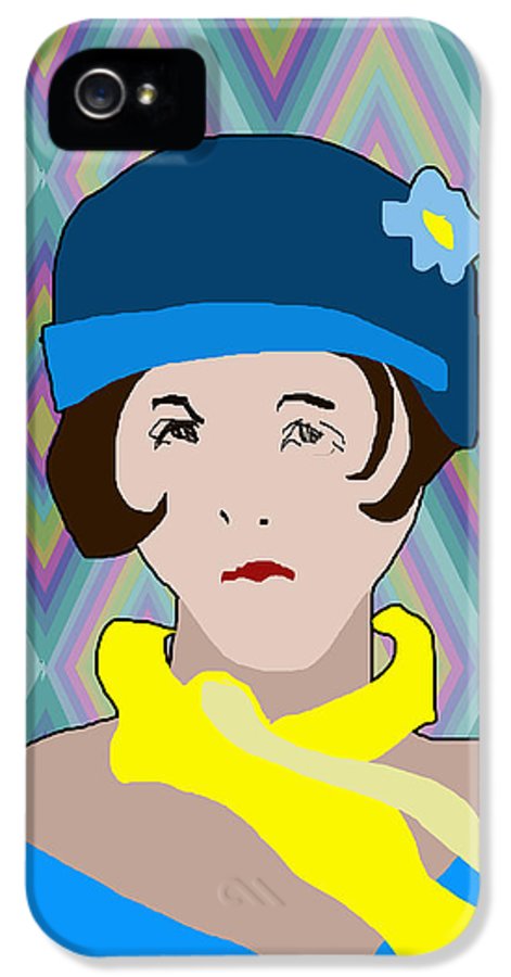 Yellow Scarf Girl - Phone Case