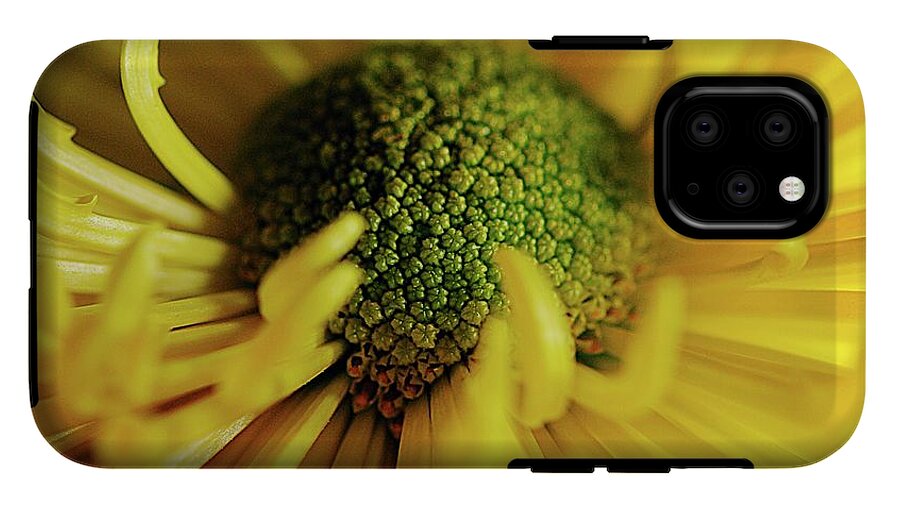 Yellow Spider Mum - Phone Case