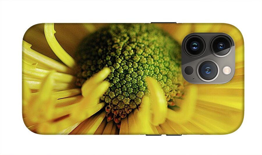 Yellow Spider Mum - Phone Case