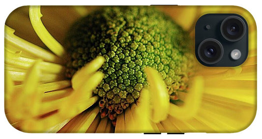 Yellow Spider Mum - Phone Case