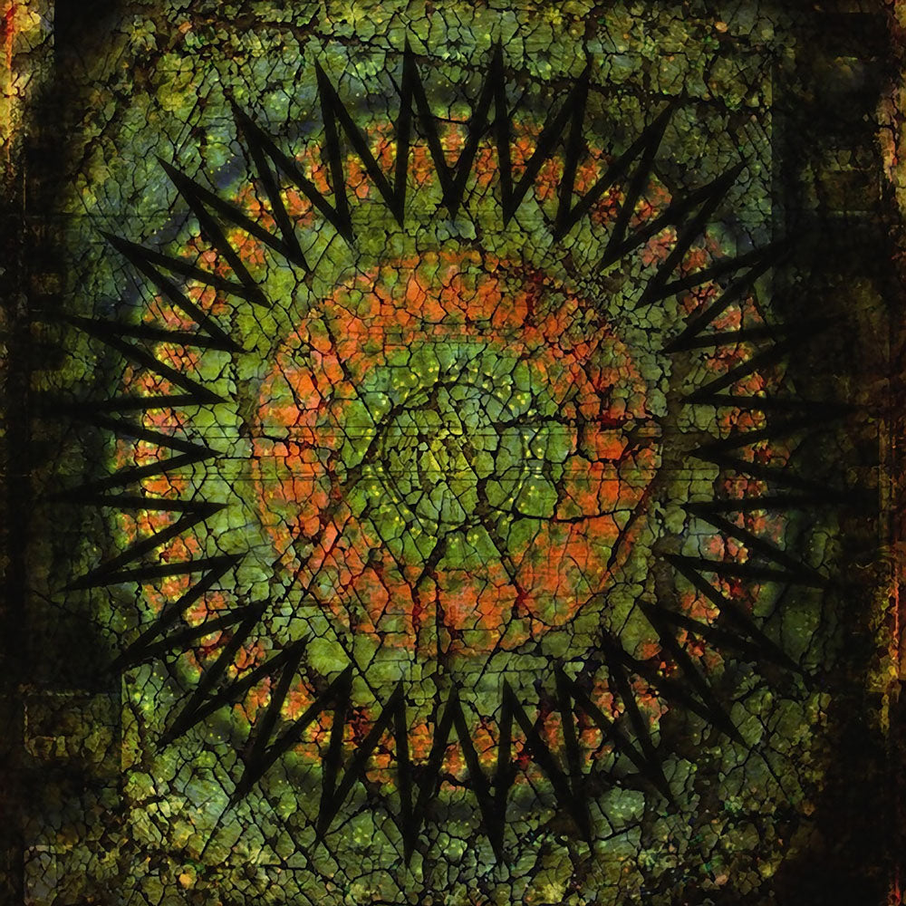Ancient Green Crackle Sun
