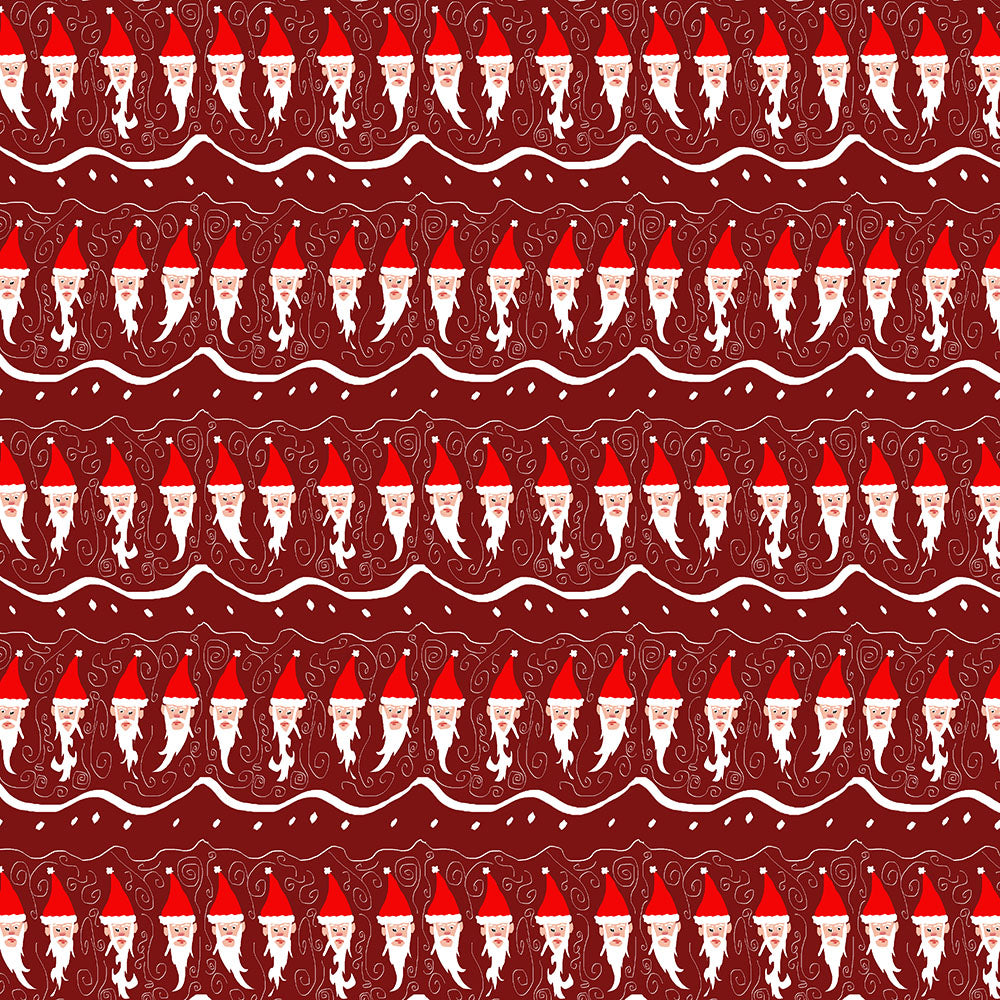 Bearded Santa Pattern