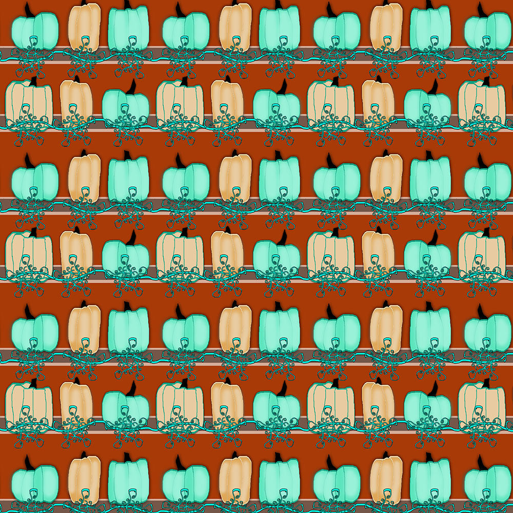 Blue Green Pumpkins