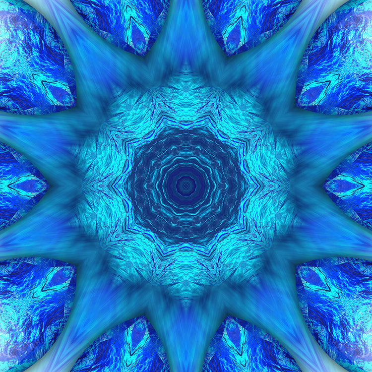 Blue Water Kaleidoscope