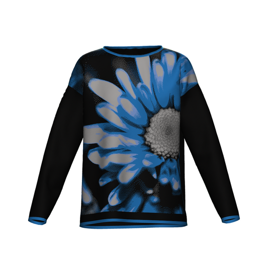 Blue Daisy Sweater