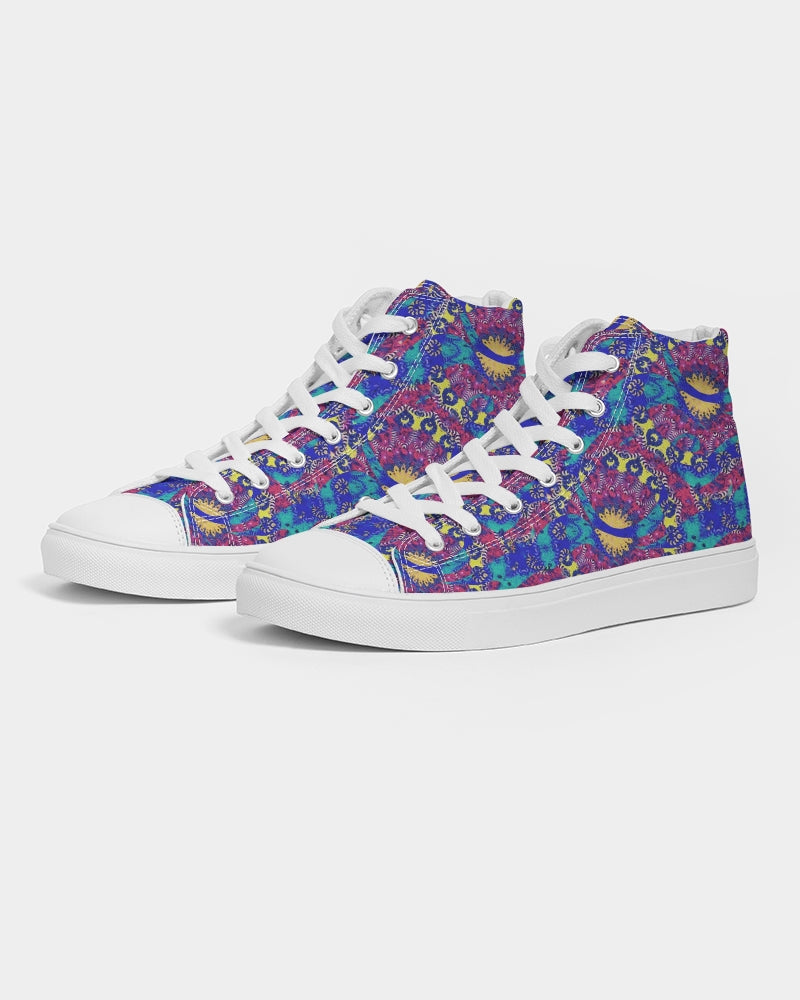 Caribbean Grafitti Women's Hightop Canvas Shoe