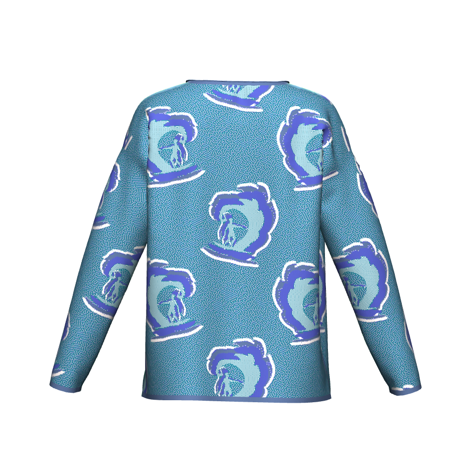 Surfer Pattern Sweater