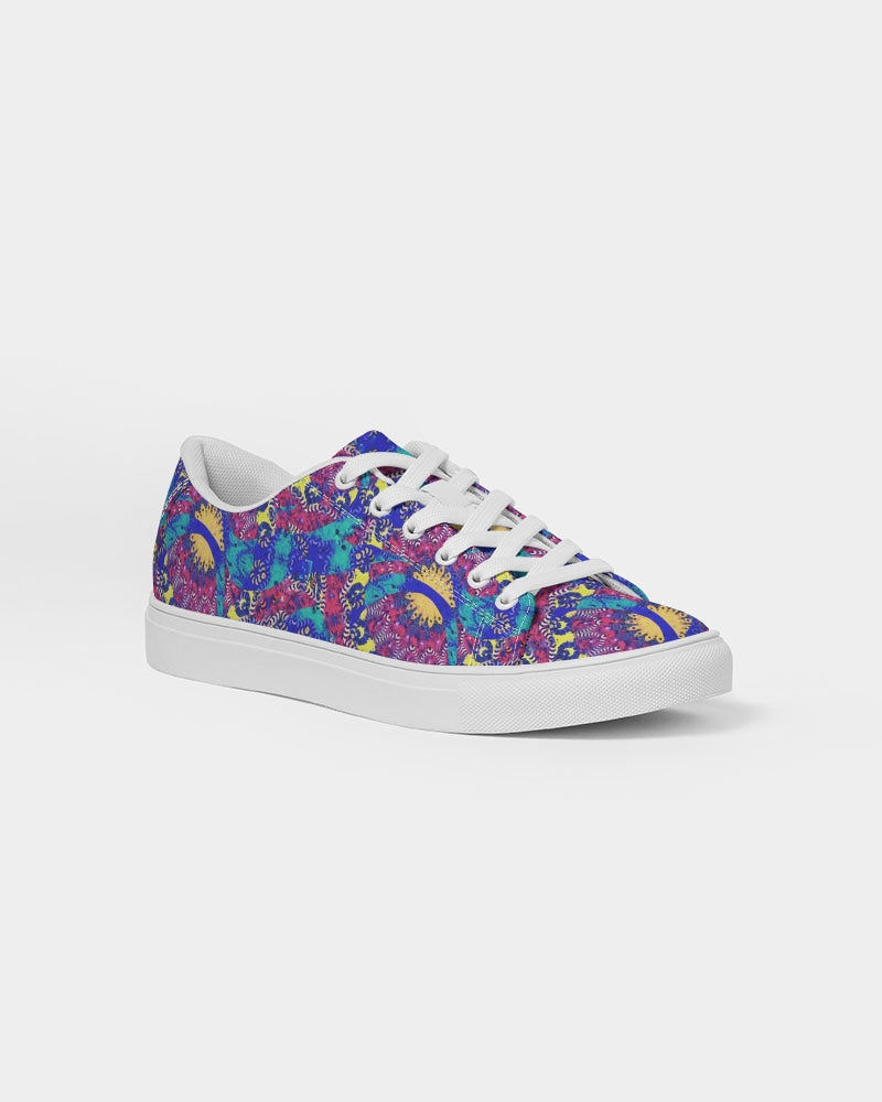 Caribbean Grafitti Men's Faux-Leather Sneaker