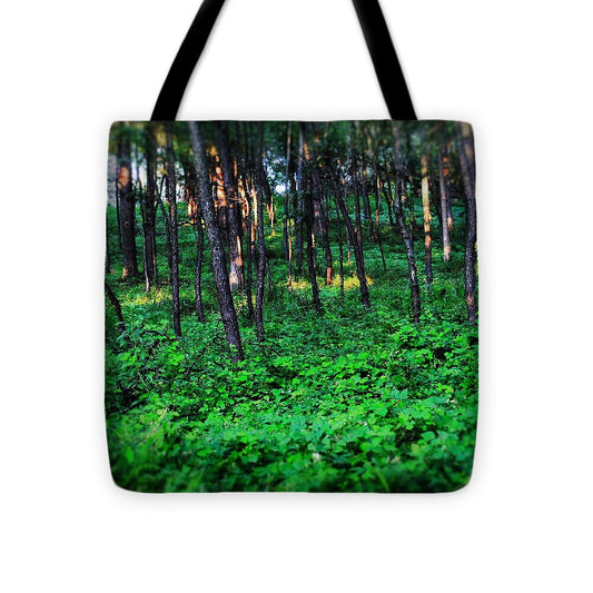 Patchy Sunlight In The Woods 1 - Tote Bag