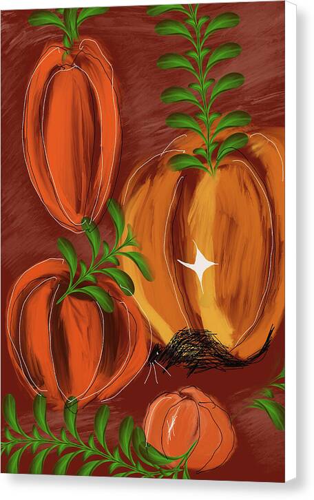 Pumpkin Patch 1 - Canvas Print